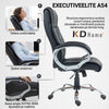 Scaun De Birou Directorial Ergonomic KD Home ExecutiveElite A54, Negru