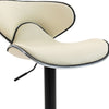 Scaun de Bar Inalt Cu Spatar KD Home Sky Vintage, Crem
