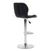 Scaun de Bar Inalt Cu Spatar KD Home Velvet Rise 360, Negru