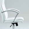 Scaun De Birou Directorial Ergonomic KD Home Noble Seat, Alb
