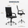 Scaun De Birou Directorial Ergonomic KD Home Syncro, Negru