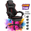 Scaun Gaming Ergonomic Premium Profesional KD Home Apex Fusion EIZI, Negru/Rosu