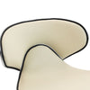 Scaun de Bar Inalt Cu Spatar KD Home Sky Vintage, Crem