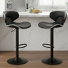 Set 2 x Scaun de Bar Inalt Cu Spatar KD Home Sky Vintage, Negru