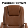 Scaun De Birou Directorial Ergonomic KD Home Noble Seat, Maro