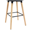 Scaun de Bar Inalt Premium KD Home BarLuxe Nova, Gri