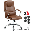 Scaun De Birou Directorial Ergonomic KD Home Noble Seat, Maro