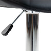 Set 2 x Scaun de Bar Inalt Cu Spatar KD Home Velvet Rise, Negru