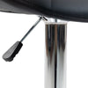 Scaun de Bar Inalt Cu Spatar KD Home Velvet Rise 360, Negru
