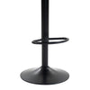 Set 2 x Scaun de Bar Inalt Cu Spatar KD Home Sky Vintage, Negru