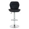 Set 2 x Scaun de Bar Inalt Cu Spatar KD Home Velvet Rise, Negru