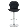 Scaun de Bar Inalt Cu Spatar KD Home Velvet Rise 360, Negru