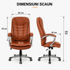 Scaun De Birou Directorial Ergonomic KD Home Vantage Prime, Maro
