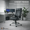 Scaun De Birou Directorial Ergonomic KD Home Prestige Comfort A59, Negru