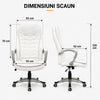 Scaun De Birou Directorial Ergonomic KD Home Vantage Prime, Alb