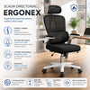 Scaun De Birou Directorial Ergonomic KD Home Ergonex, Negru