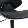 Scaun de Bar Inalt Cu Spatar KD Home Sky Vintage, Negru