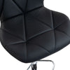 Set 2 x Scaun de Bar Inalt Cu Spatar KD Home Velvet Rise, Negru